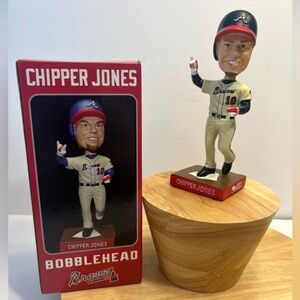 CHIPPER JONES  Bobble Head Atlanta Braves SGA 2012 MLB Baseball Coca-Cola